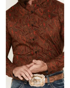 Cody James Men's Tortuga Paisley Print Button Down Western Shirt -Cody James 2000374148 200 P3 1