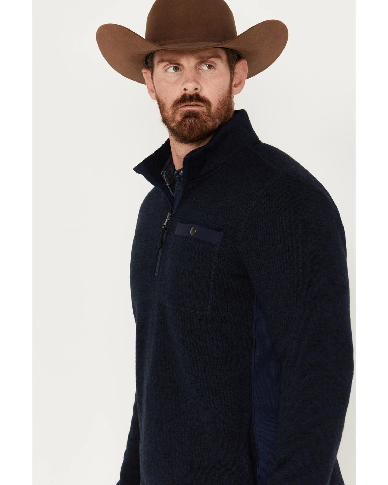 Cody James Men's Fighter 1/4 Zip Jacket 2 Cody James Men's Fighter 1/4 Zip Jacket - Image 2