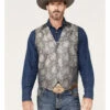 Cody James Men's Regal Paisley Print Vest