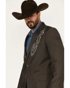 Cody James Men's Memphis Embroidered Boot Stitch Blazer -Cody James 2000379504 201 P2 1