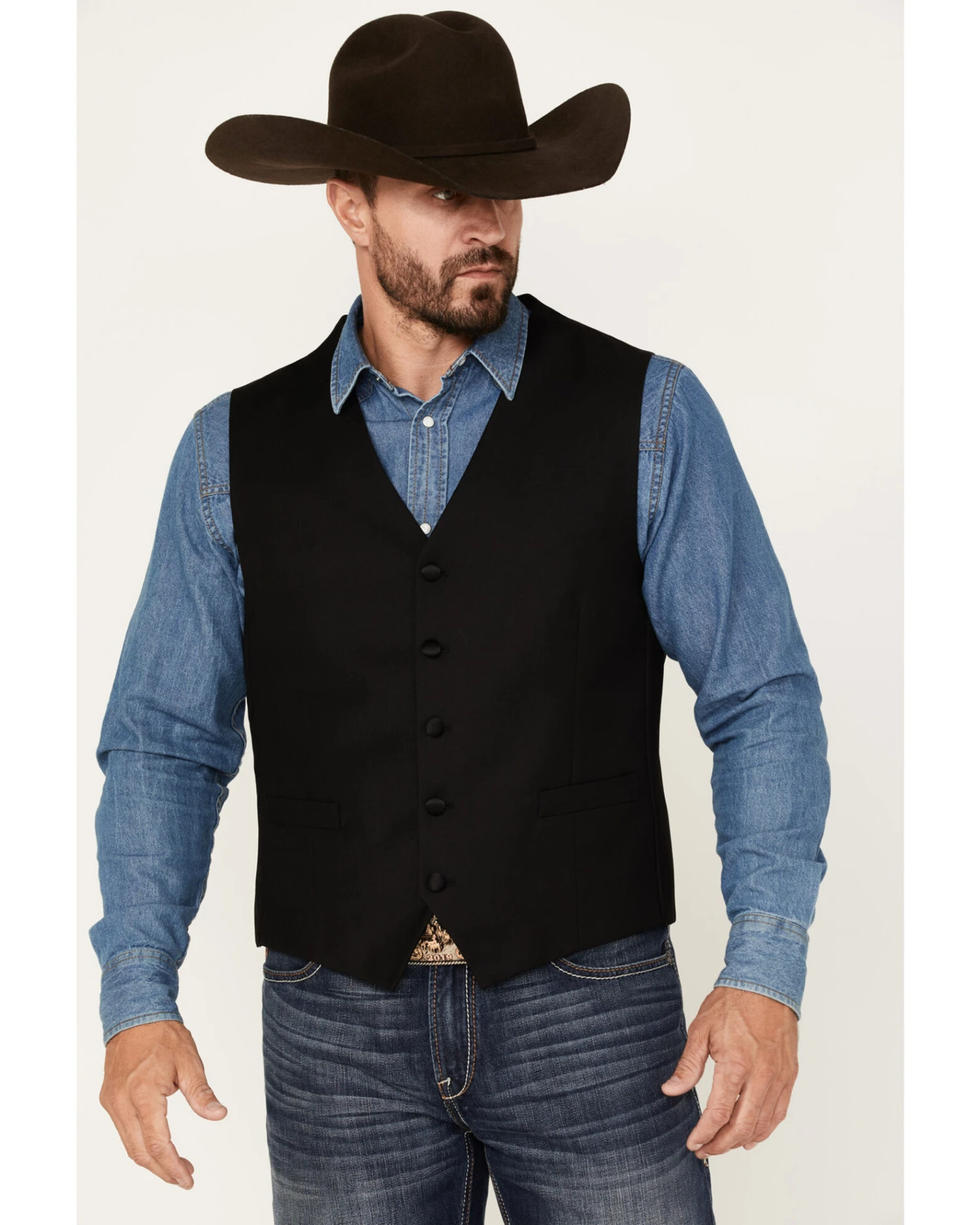 Cody James Men's Jackson Western Tux Vest 1 Cody James Men's Jackson Western Tux Vest