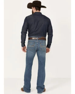 Cody James Men's Light A Shuck Medium Wash Relaxed Bootcut Stretch Denim Jeans -Cody James 2000381085 413 P3 2