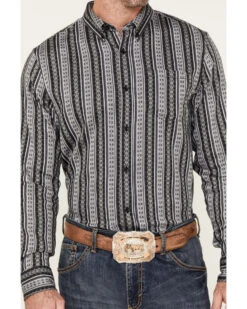 Cody James Men's Wiltern Striped Long Sleeve Button-Down Stretch Western Shirt 7 Cody James Men's Wiltern Striped Long Sleeve Button-Down Stretch Western Shirt -Cody James 2000381322 020 P3