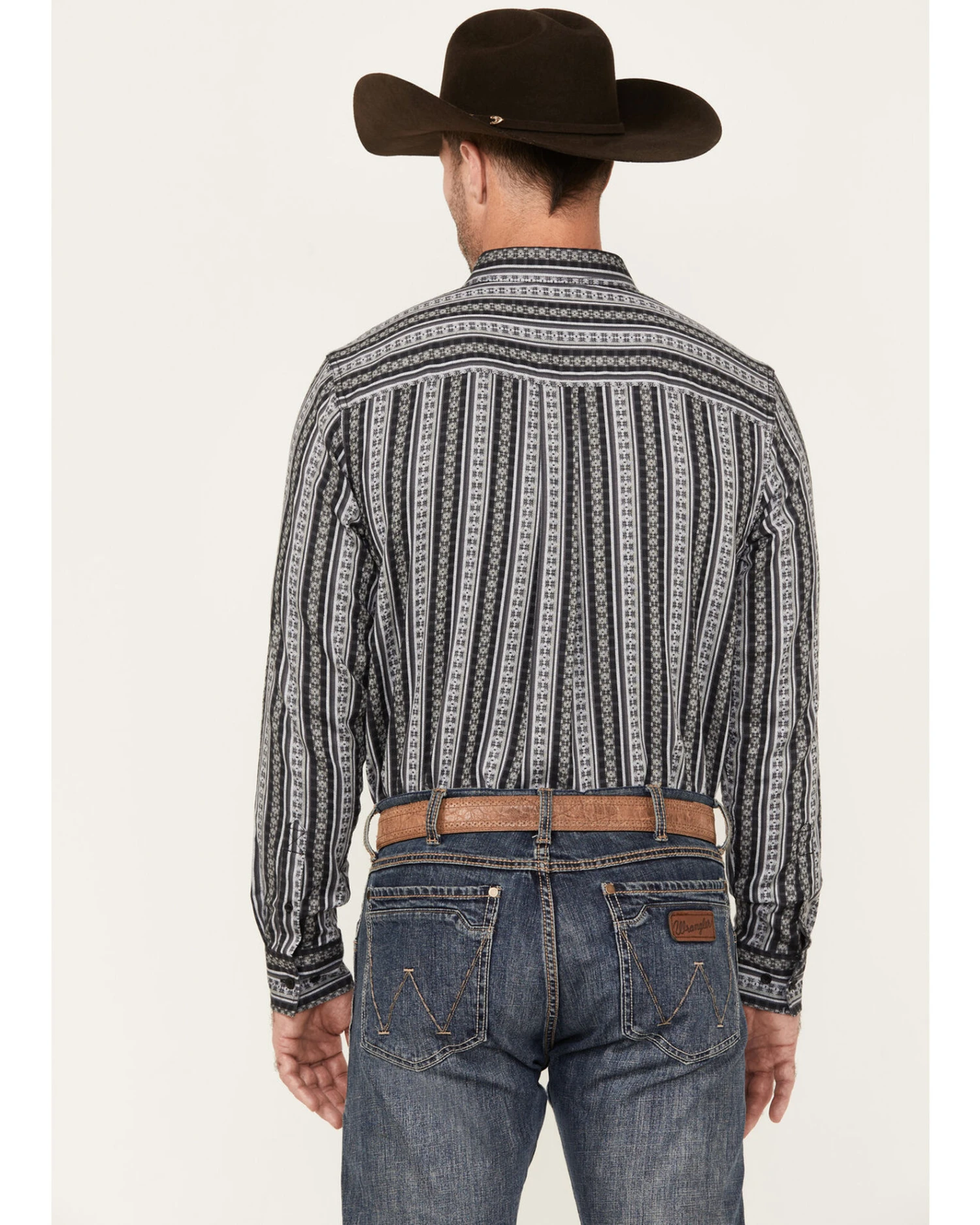 Cody James Men's Wiltern Striped Long Sleeve Button-Down Stretch Western Shirt 1 Cody James Men's Wiltern Striped Long Sleeve Button-Down Stretch Western Shirt