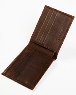 Cody James Men's Brown Exotic Ostrich Leather Bifold Wallet 5 Cody James Men's Brown Exotic Ostrich Leather Bifold Wallet -Cody James 2000382541 200 P3