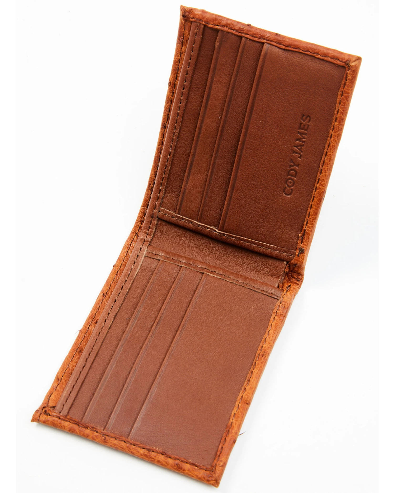 Cody James Men's Bi-Fold Ostrich Wallet 2 Cody James Men's Bi-Fold Ostrich Wallet - Image 2