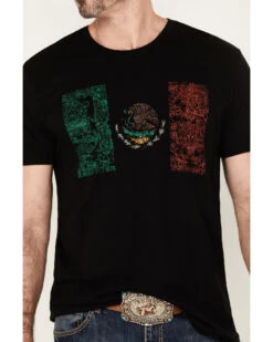Cody James Men's Tiled Mexico Flag Short Sleeve Graphic T-Shirt -Cody James 2000384838 281 P3
