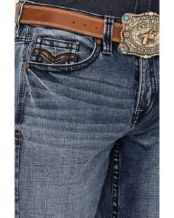 Cody James Men's Outpost Dark Wash Slim Straight Stretch Denim Jeans -Cody James 2000386242 415 P2